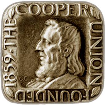 Peter Cooper Medallion by Giangaetano Cecere